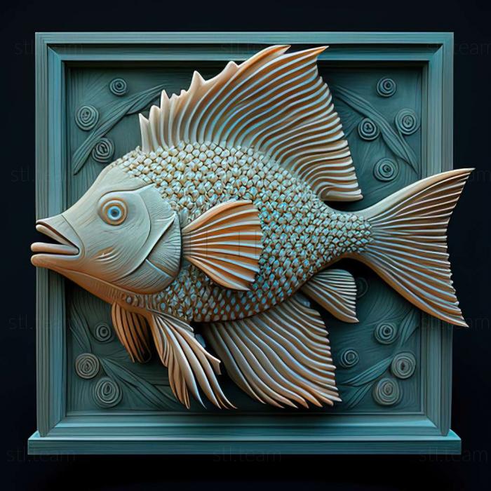 3D модель Рыбный помпон (STL)